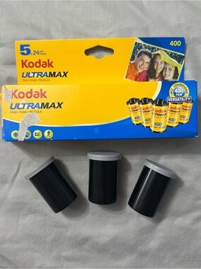 3 Rolls Kodak UltraMax 400 35mm Film Expired 02/2010